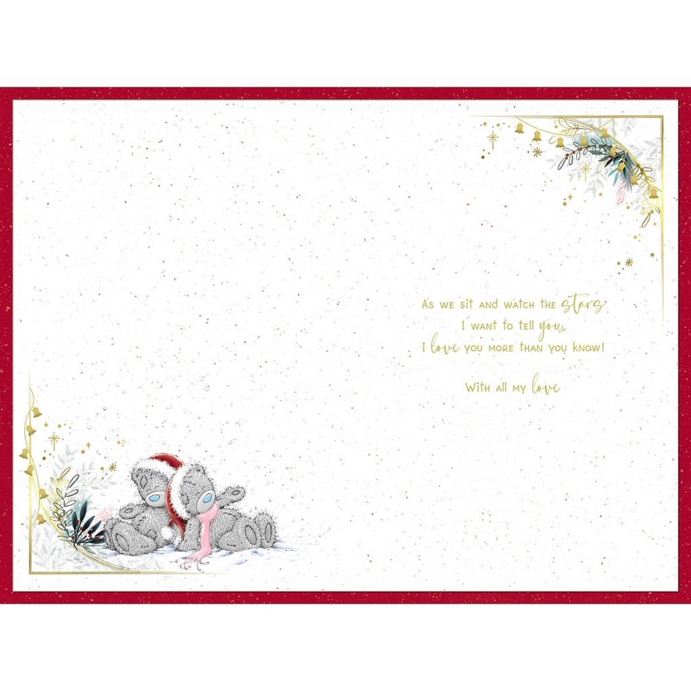 Lovely Girlfriend Verse Me to You Bear Christmas Card Extra Image 1